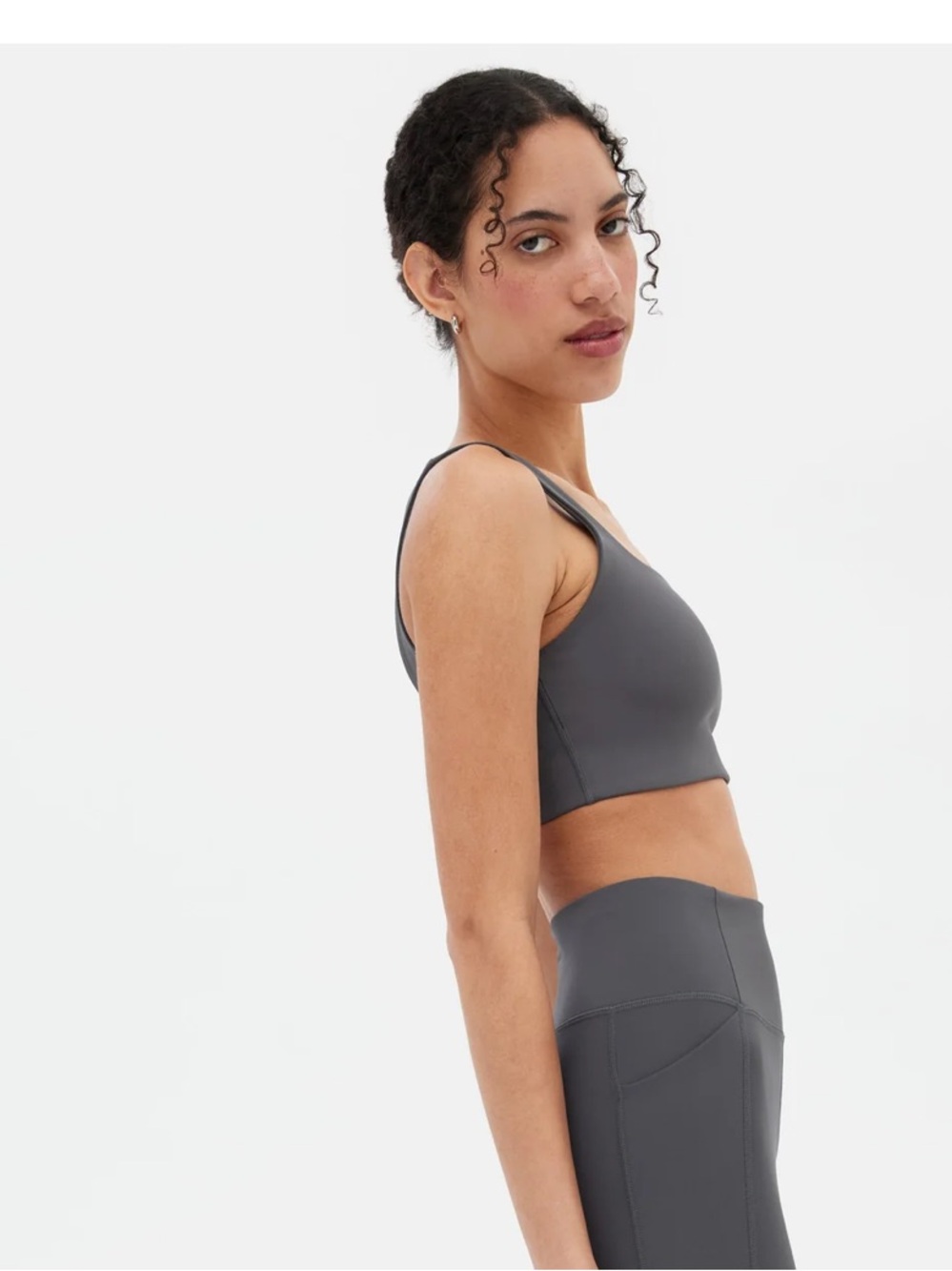 Girlfriend Collective Moon Tommy Cropped Bra